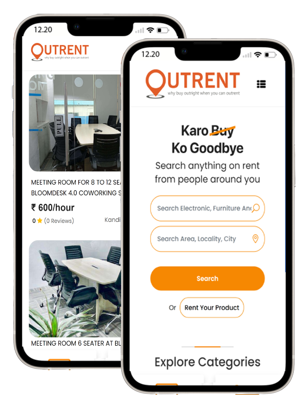 Outrent on Mobile Devices